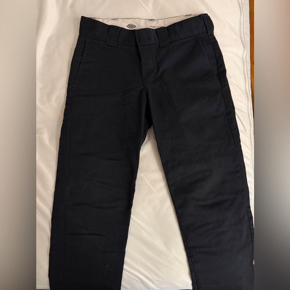 Dark blue Dickie’s work pants